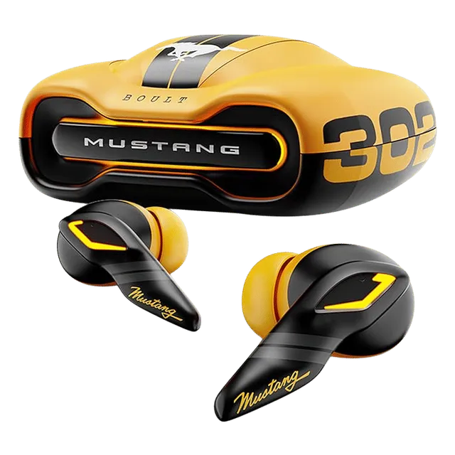 GOBOULT Mustang Torq FGTW196YLW TWS Earbuds with Environmental Noise Cancellation IPX5 Water Resistant