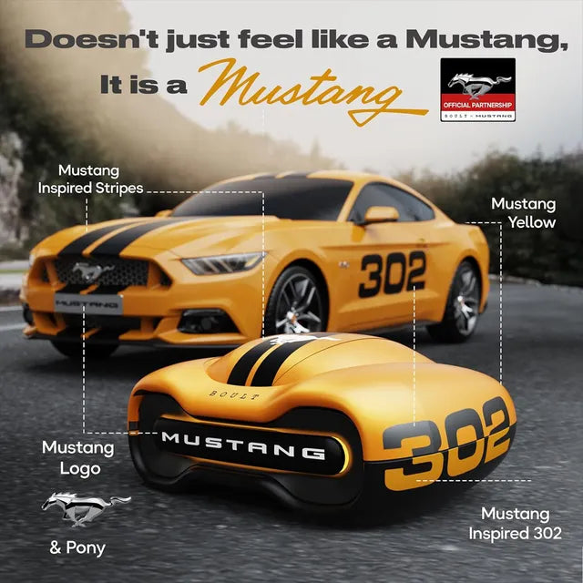 GOBOULT Mustang Torq FGTW196YLW TWS Earbuds with Environmental Noise Cancellation IPX5 Water Resistant