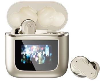 Shopzycart New Upgraded Auriculaes V5.3 K1 Tws Earphone ENC Noise Cancelling Headphone Built-in 8G Memory TF Card Full Touch Screen